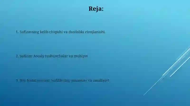 Tasavvuf tushunchasi va uning mohiyati 2