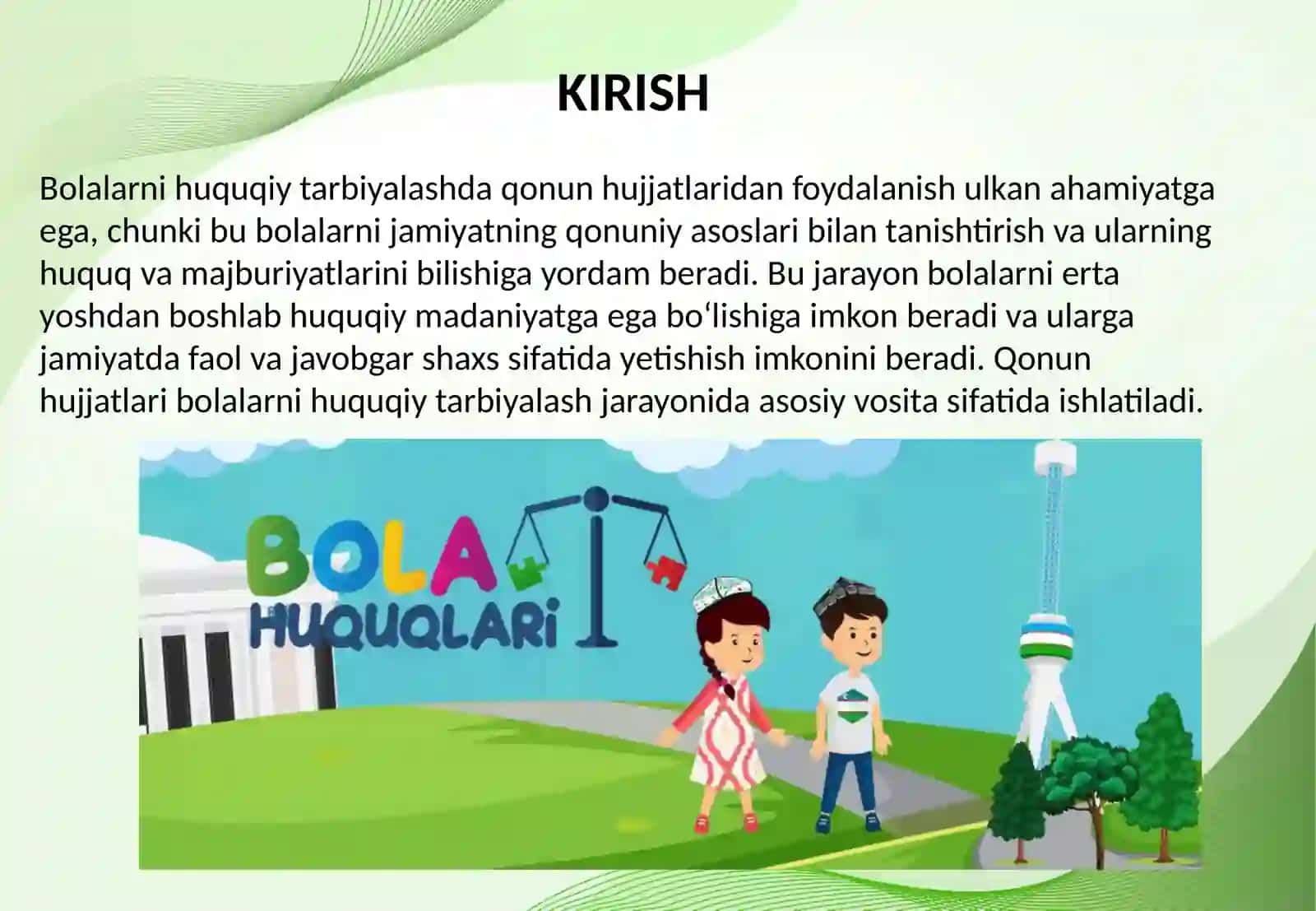 Bolalarni huquqiy tarbiyalashda qonun hujjatlaridan foydalanish 2