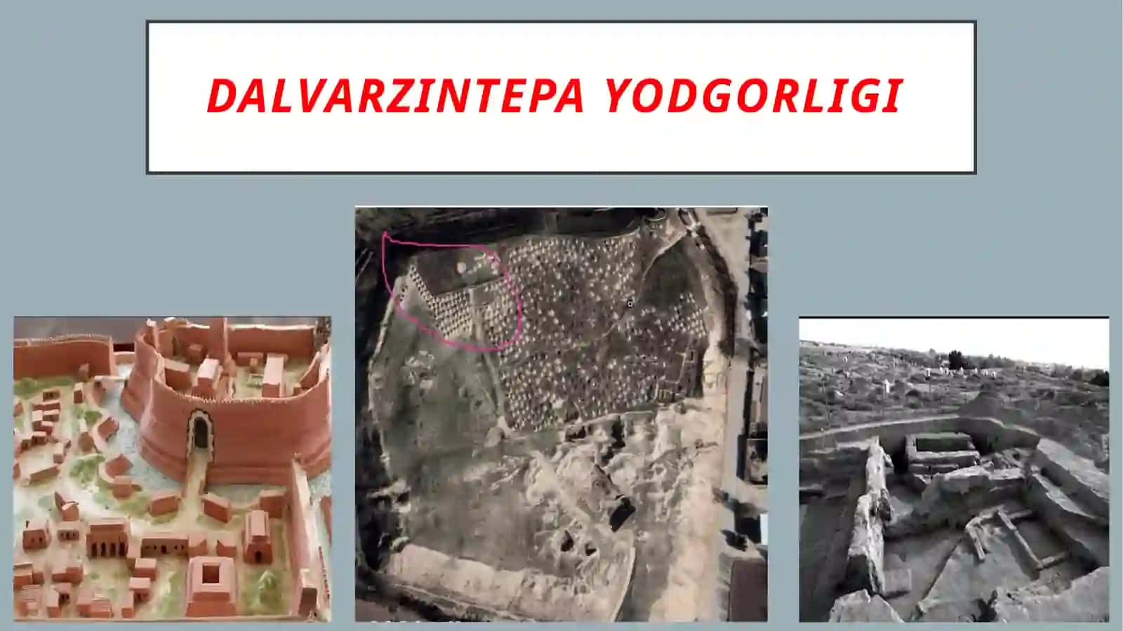 KAMOLIDDIN BEKZOD NOMIDAGI MILLIY RASSOMLIK Va DIZAYN INSTITUTI MUZEYSHUNOSLIK FAKULTETI «MUZEY MENEJMENTI VA MADANIY TURIZM YO’NALISHI II-KURS 09-23 ROZIQOV ASRORNING ARXEOLOGIYA FANIDAN TAYORLAGAN TAQDIMOTI 2