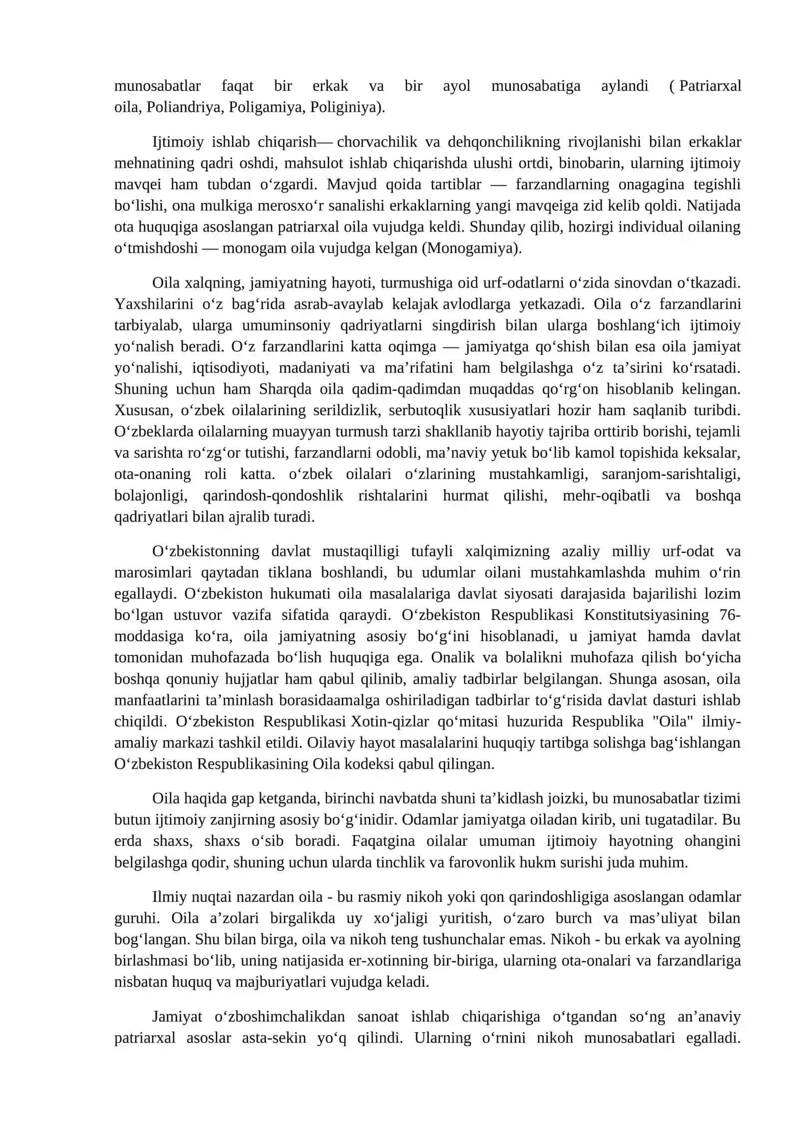 Oilalar bilan ijtimoiy ish olib borish 2