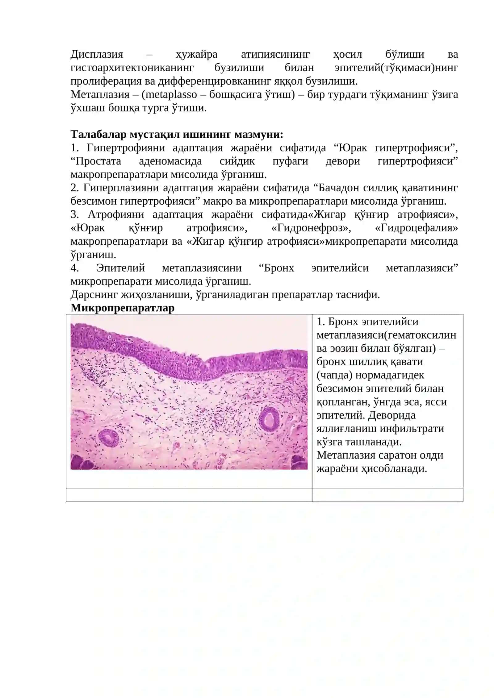 Ҳужайра саломатлик ва касаллик бирлиги сифатида 2