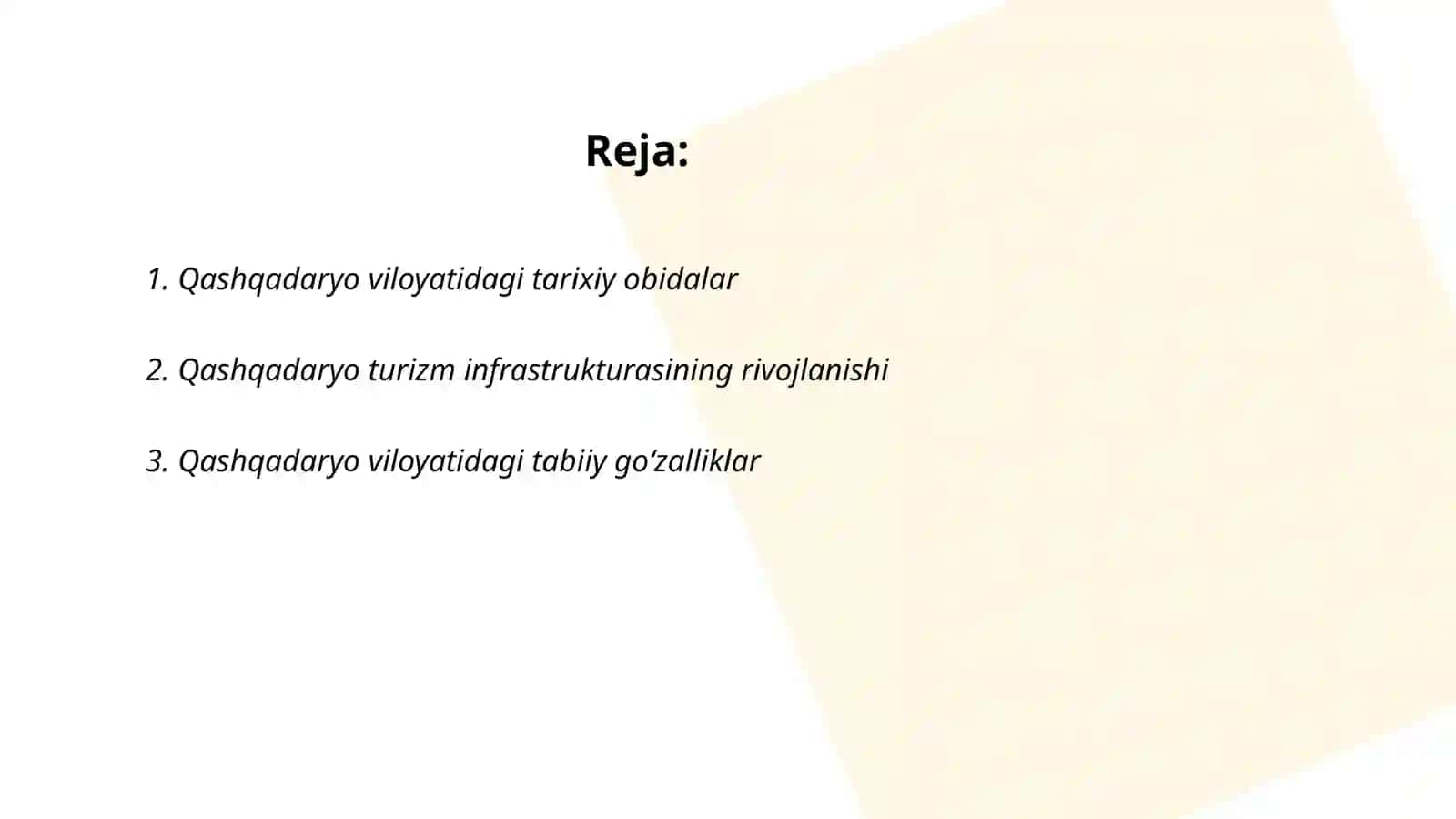 Qashqadaryo Turizm va Manzilgohlari 2
