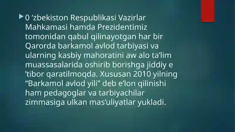 Pedagogik mahorat haqida tushuncha 2