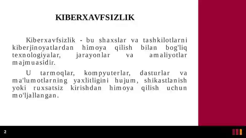 Kiberxavf turlari 2