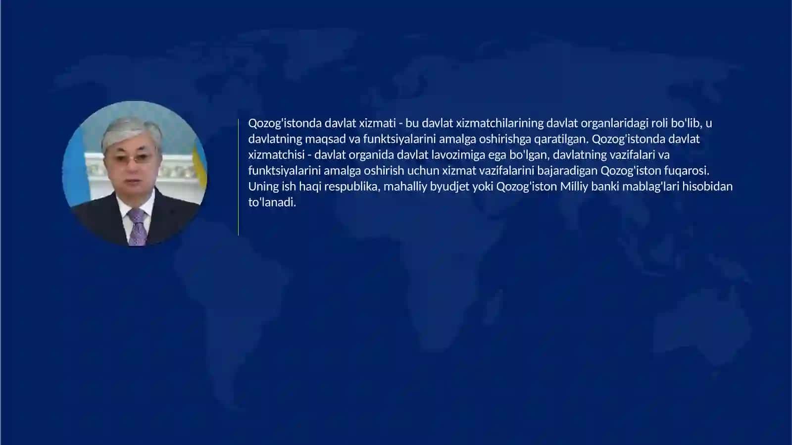 Qozog’iston Davlat xizmati 2