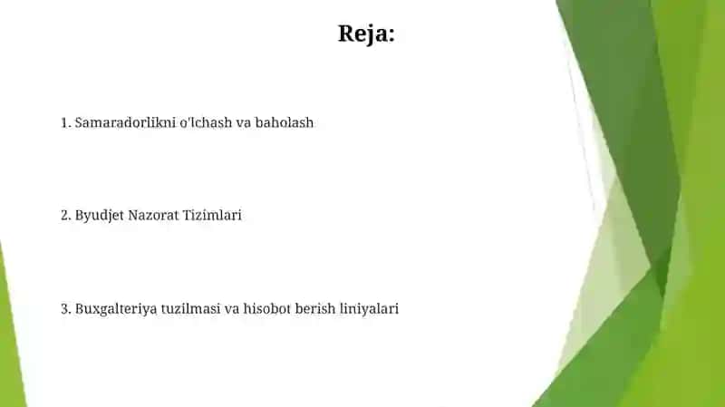 Byudjet tashkilotlarida buxgateriya hisobining tashkiliy jihatlari 2