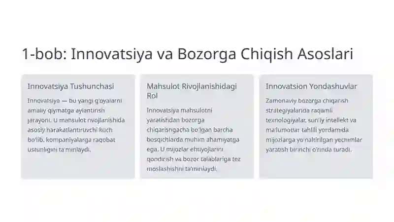 Innovatsion Yondashuvlar 2