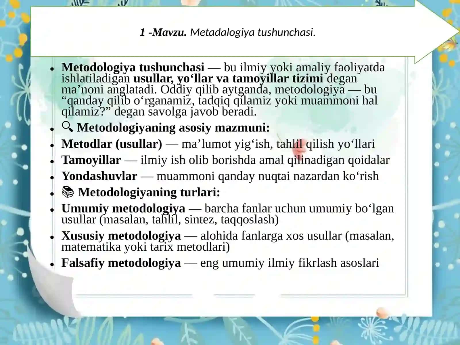 “Pedagogik tadqiqotlarni modellashtirish” 2