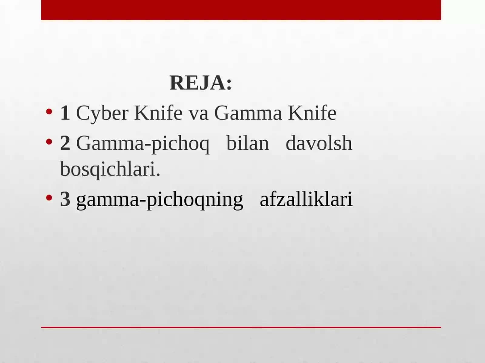 Tibbiy radiologik terapiya majmualari Gamma pichoqlari 2