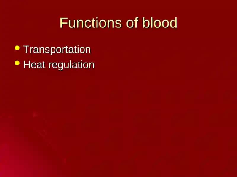 Functions of Blood 2