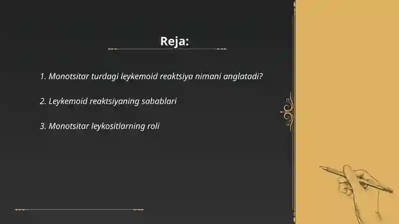 Monotsitar Turdagi Leykemoid Reaktsiya Laborator Diagnostikasi 2