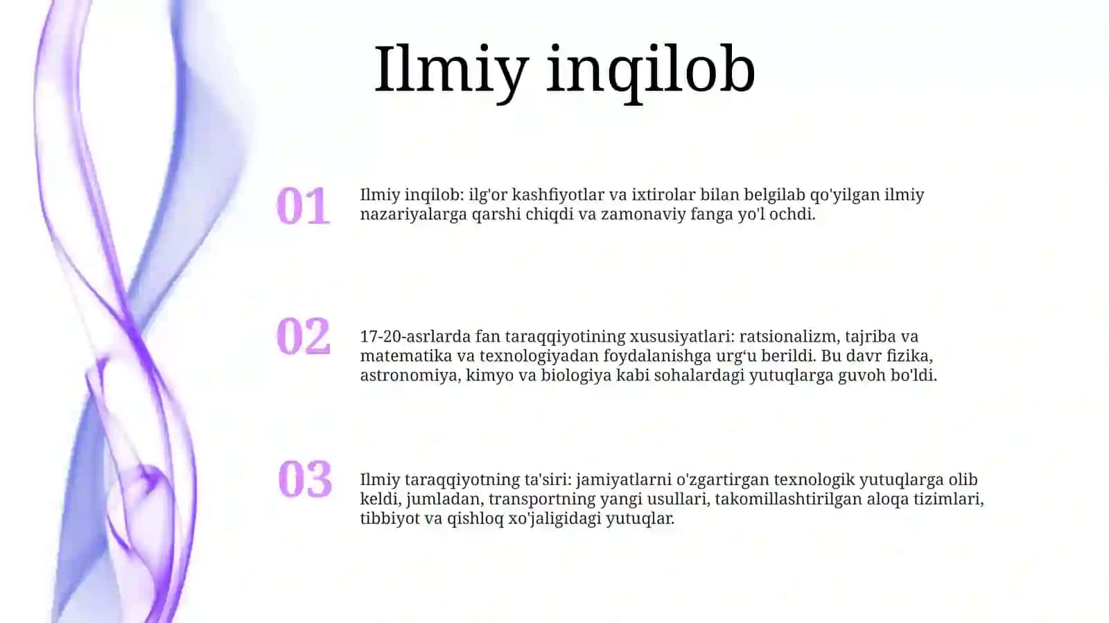 Yangi Davrda - Xvii - Xx Asrlarda Fan Va Texnika TaraqqiyotiningUmumiyXususiyatlari 2