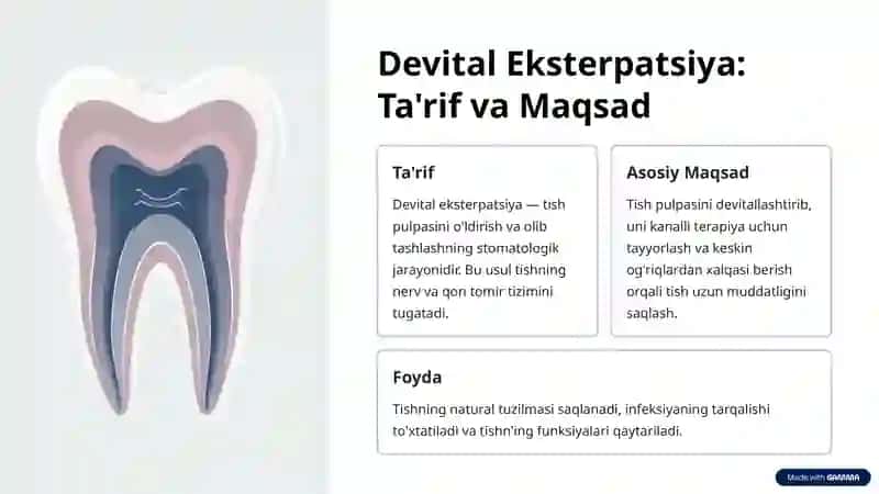 Devital Eksterpatsiya Usuli 2