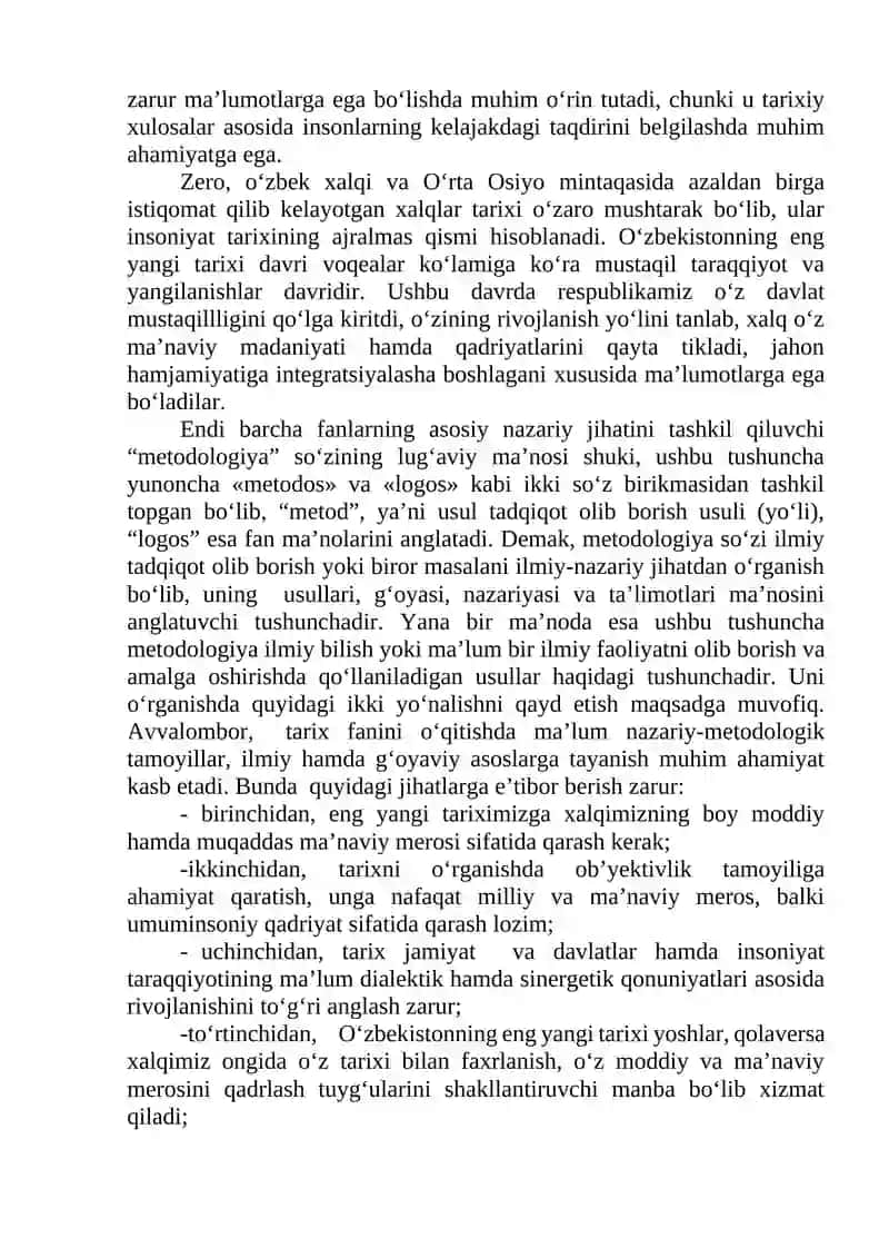 O‘zbekistonning eng yangi tarixi 2