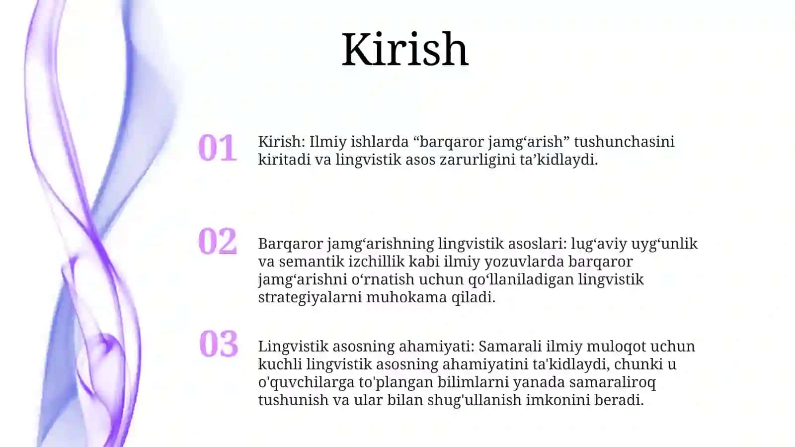 Ilmiy Asarlardagi Barqaror Birikmalarning Lingvistik Bazasini Yaratish. 2