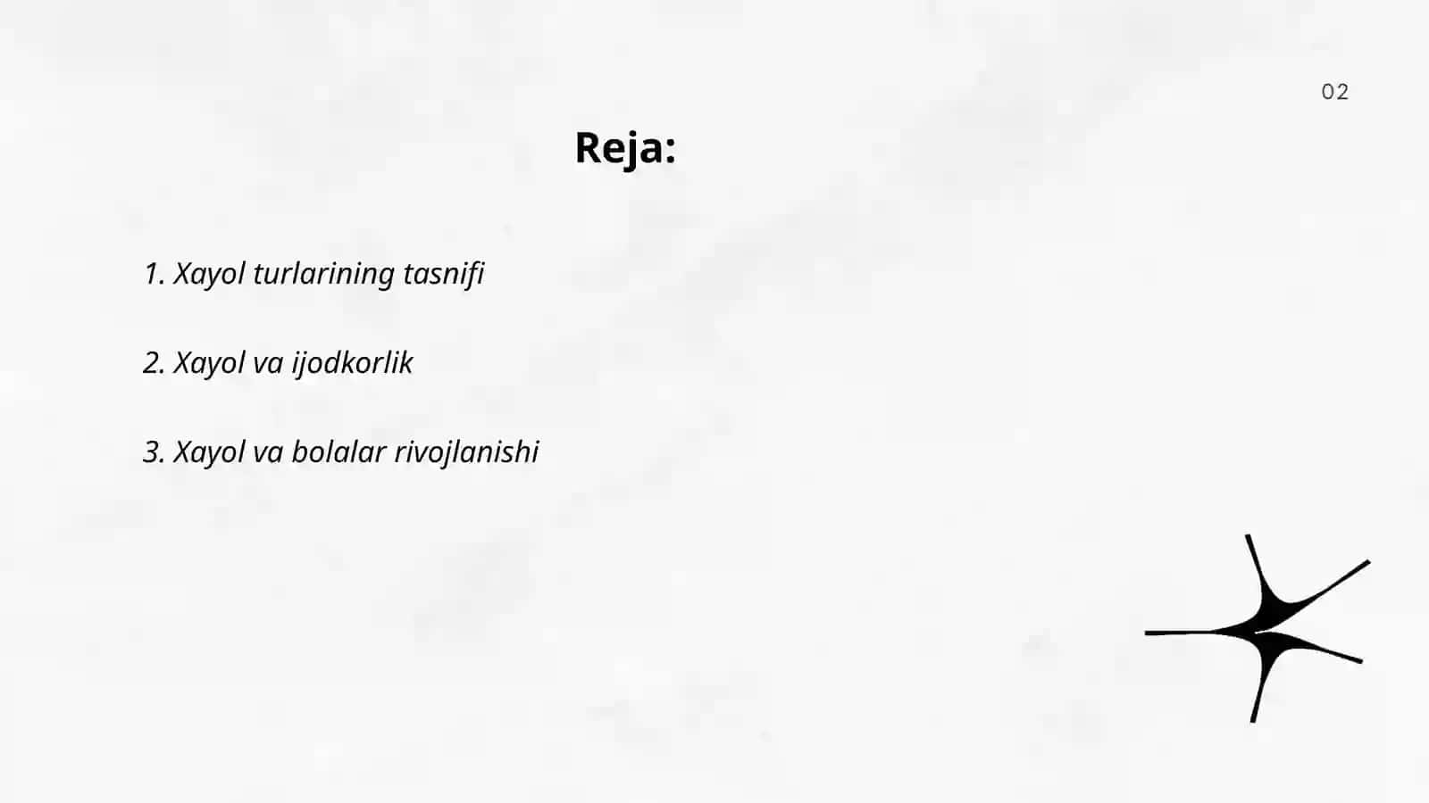 Xayol turlari 2