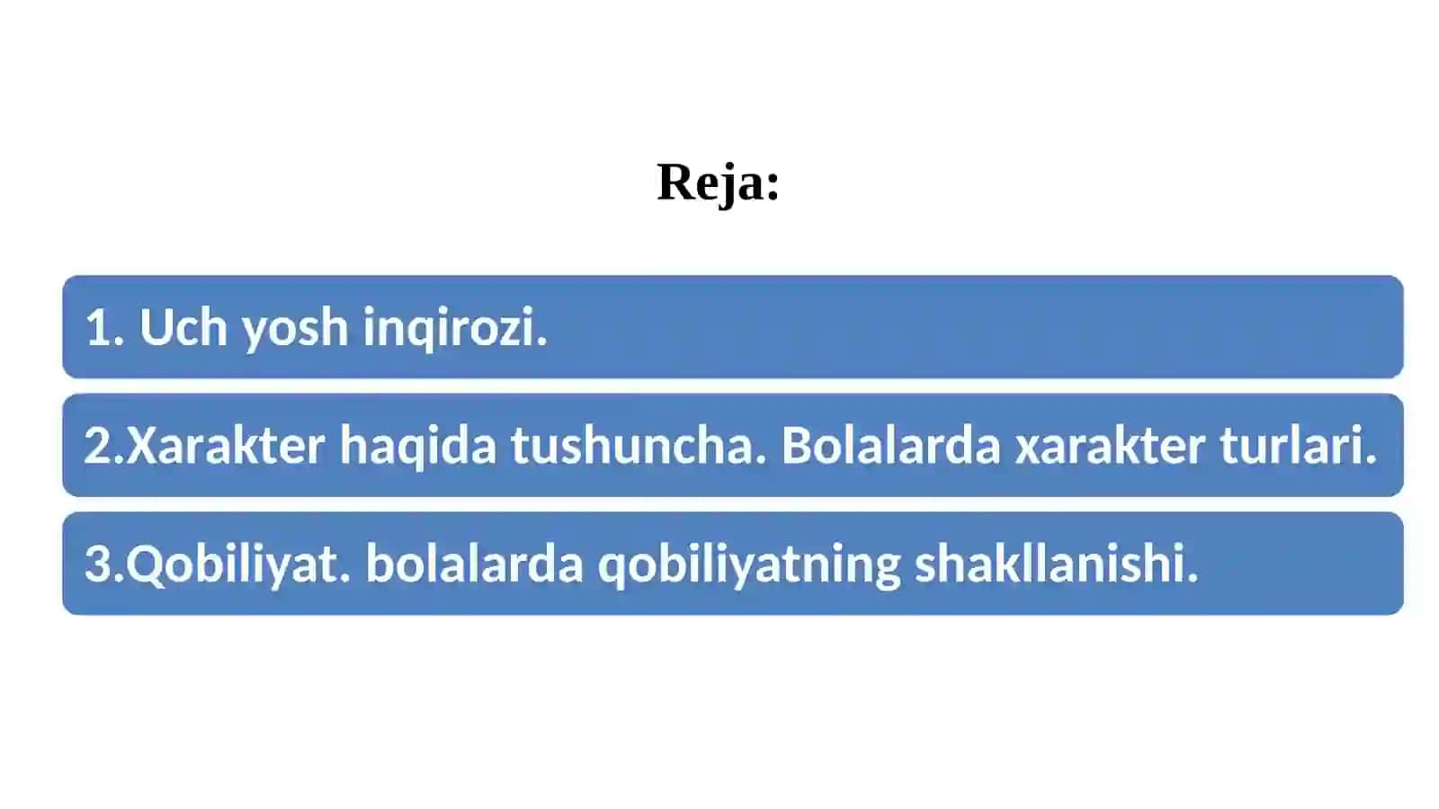 Uch yosh inqirozi 2