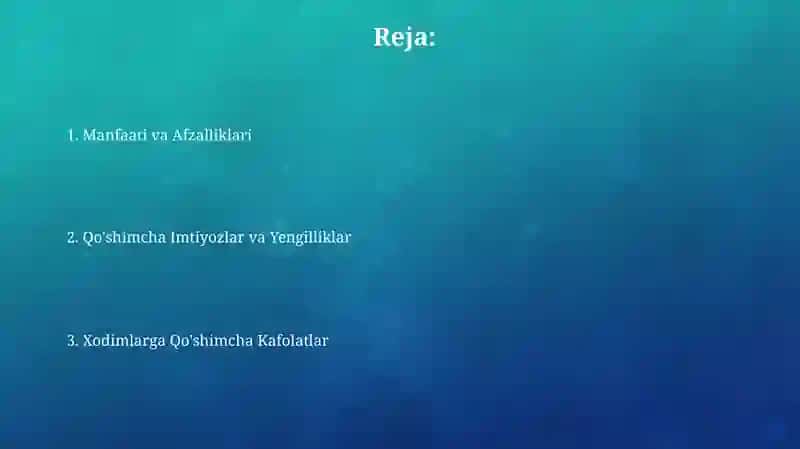 Qo'shimcha Sog'liqni Saqlash Sug'urtasi 2