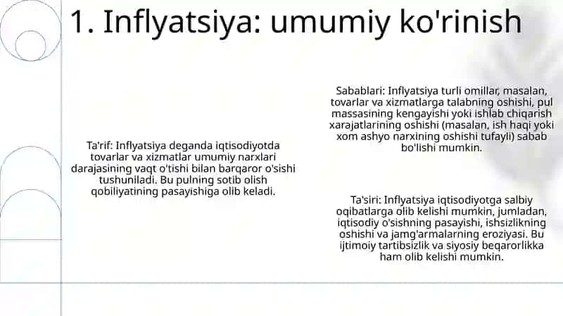 Inflyatsiya Va Unga Qarshi Kurashish Yo'Llari 2