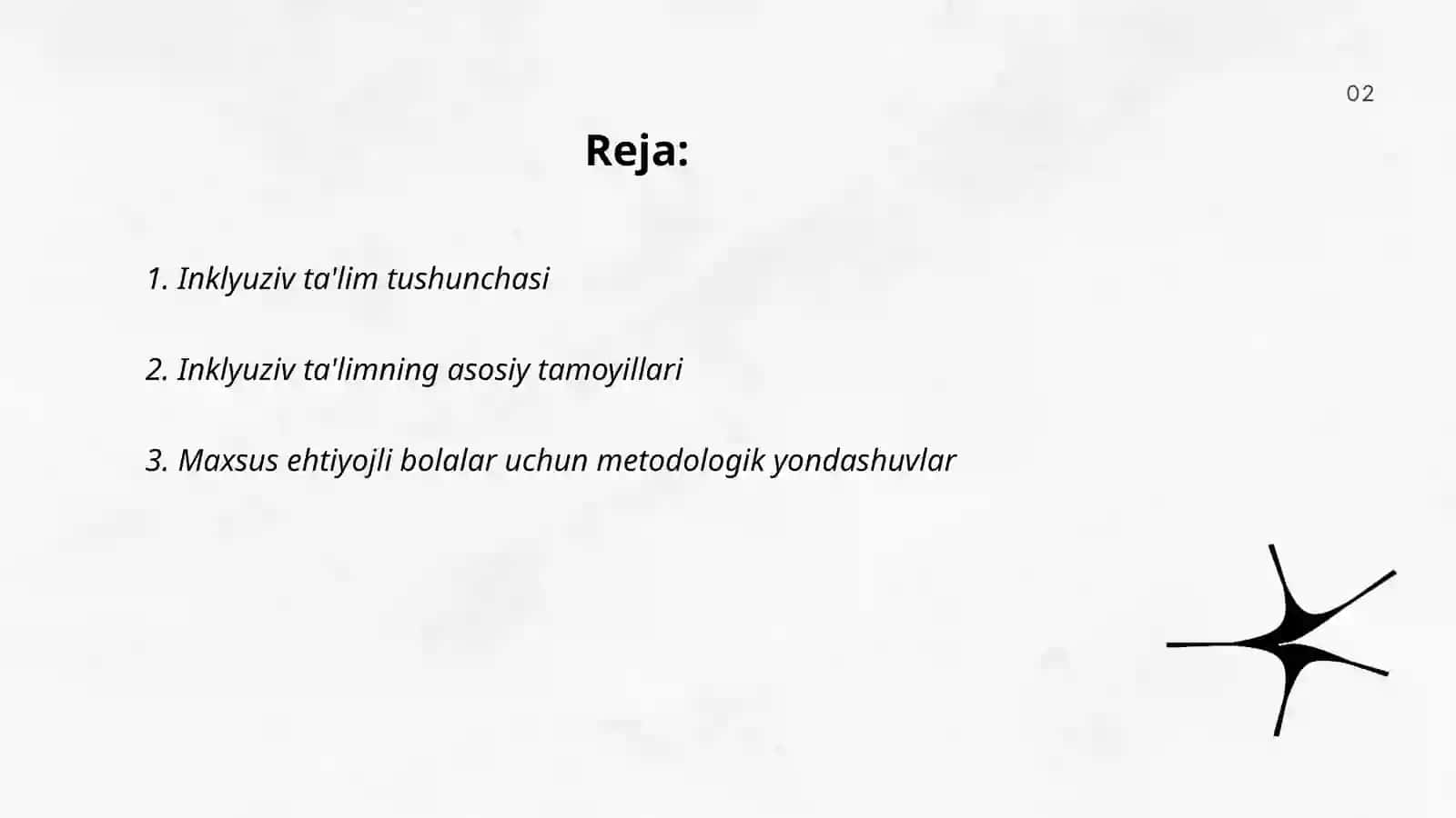 Inklyuziv ta’limning uslubiy asoslari 2