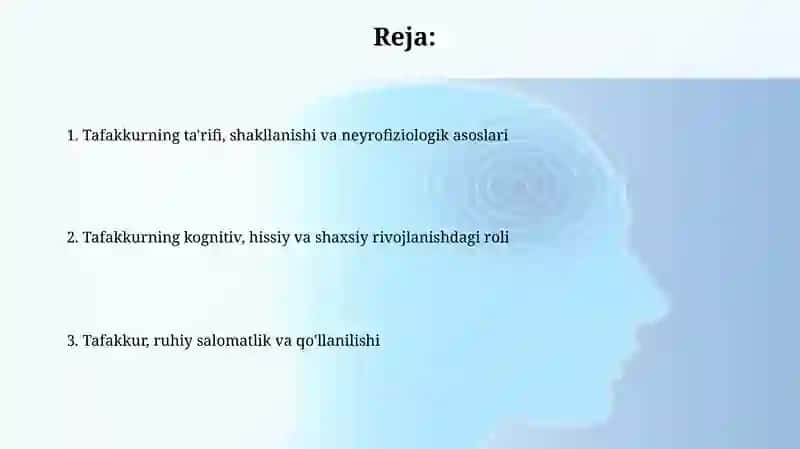 Tafakkurning psixologik tavsifi 2