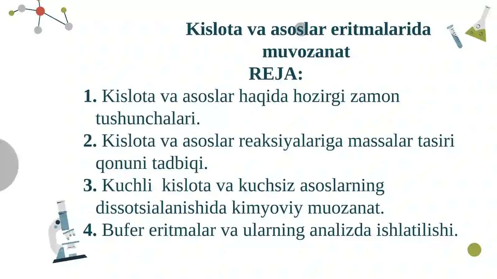 Analitik kimyo fanidan kurs ishi 2