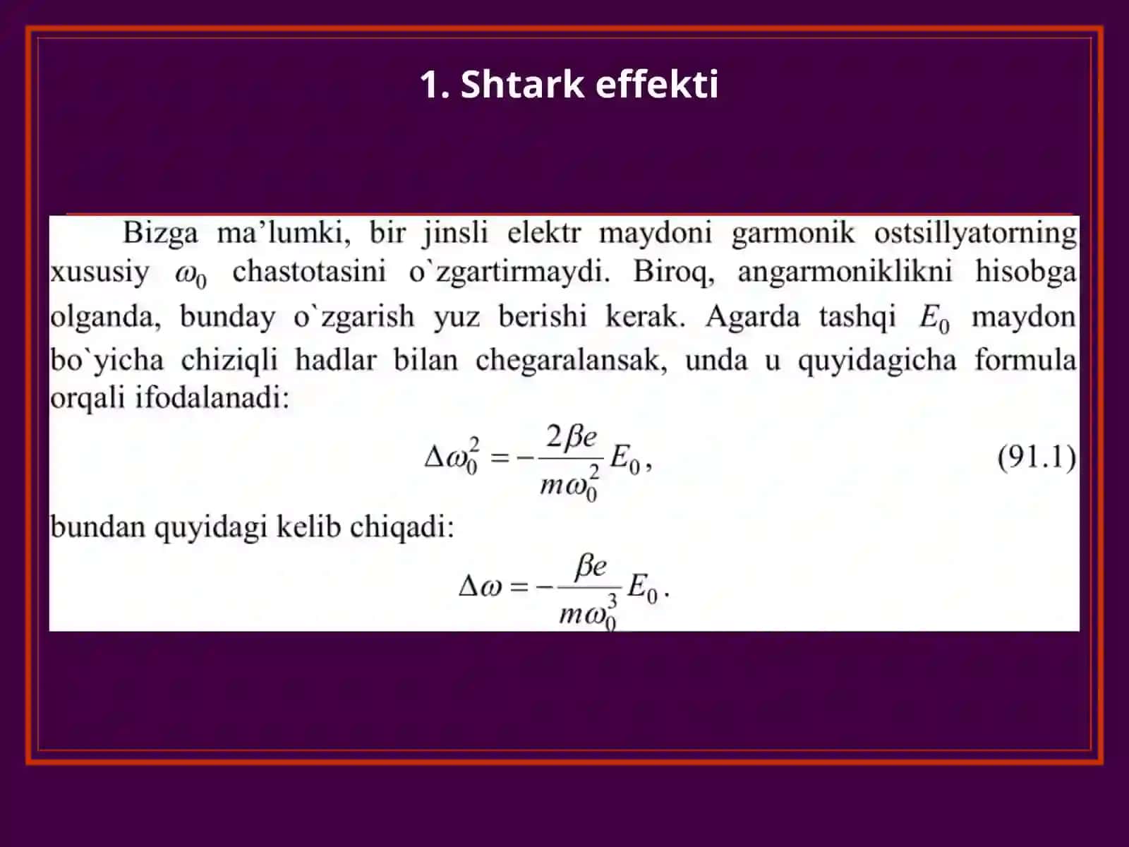 Pоkkеls effеkti yoki chiziqli elеktrооptik effеkt 2