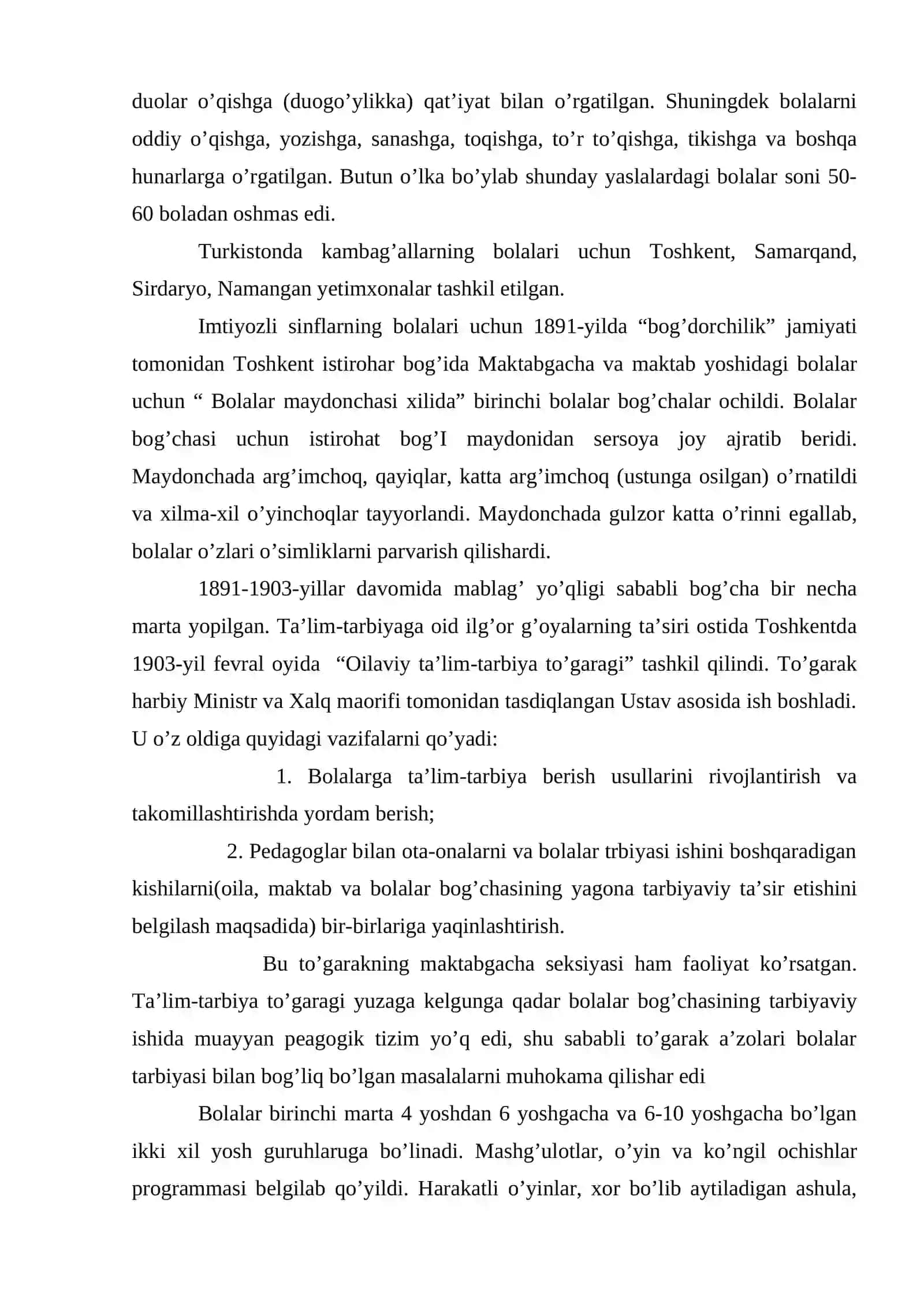 Maktabgacha ta’lim taraqqiyoti 2
