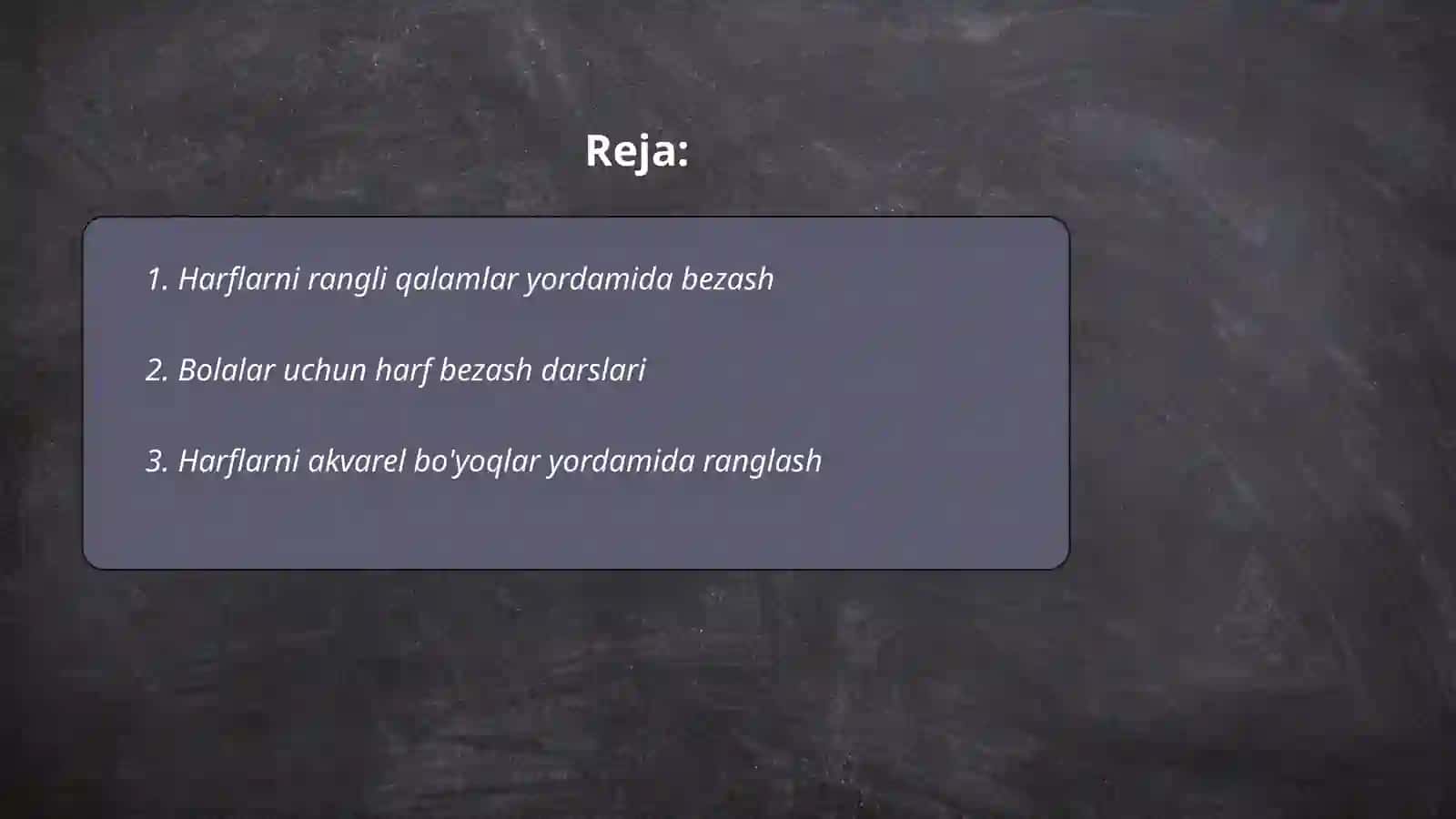 Harflarni rangli qalamlar yordamida bezash 2