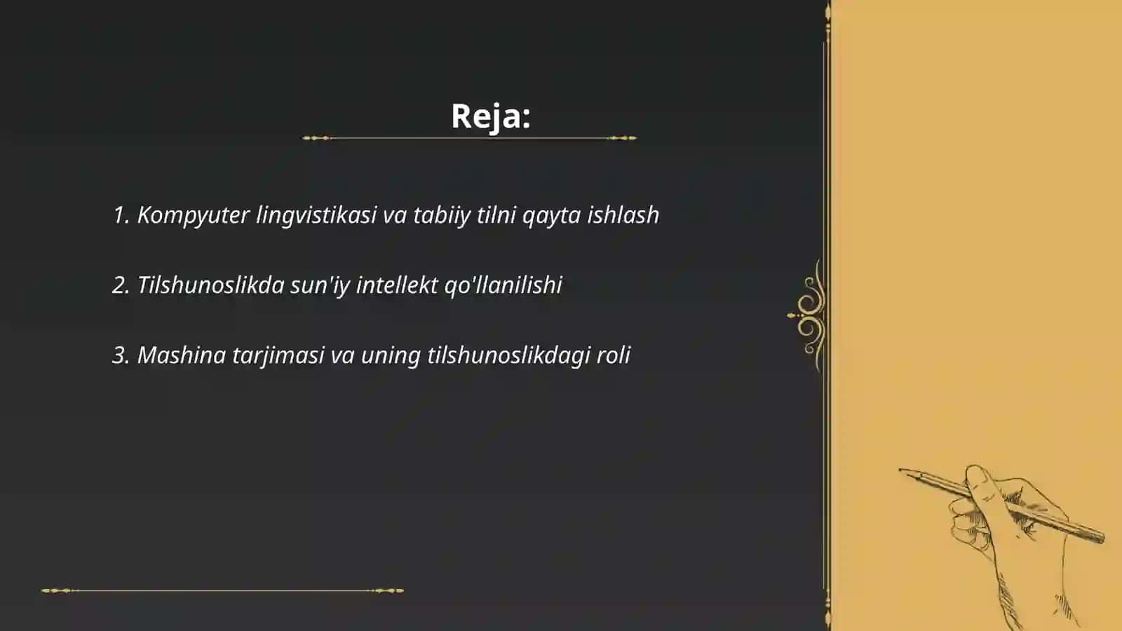 Kompyuter lingvistikasi va tabiiy tilni qayta ishlash 2