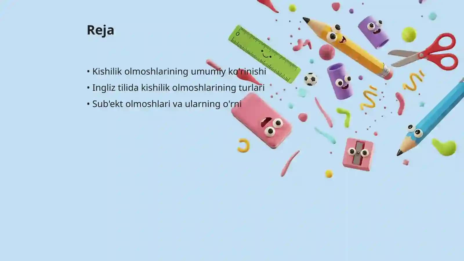 Ingliz tilida kishilik olmoshi 2