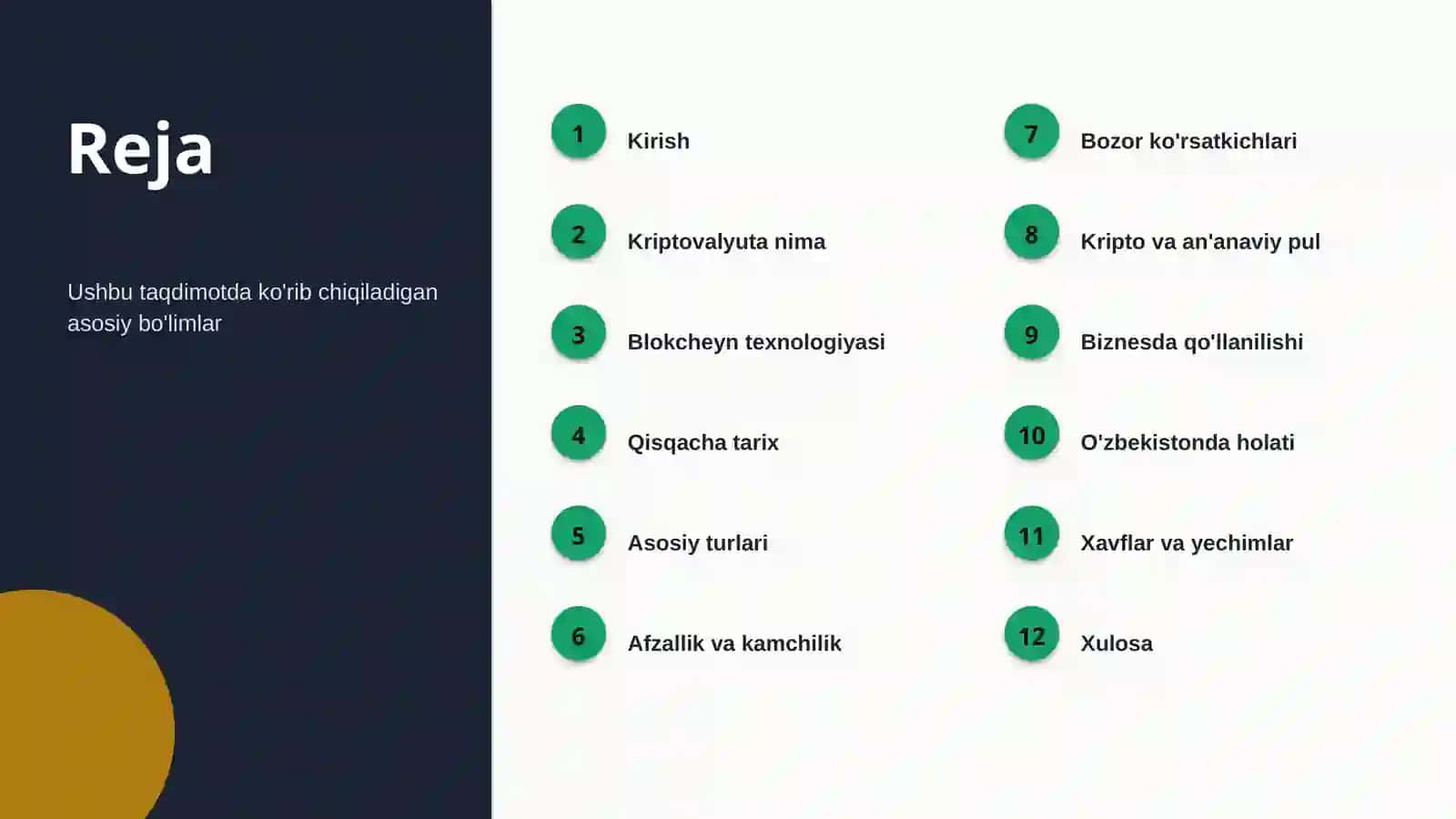 Kriptovalyuta Asoslari 2