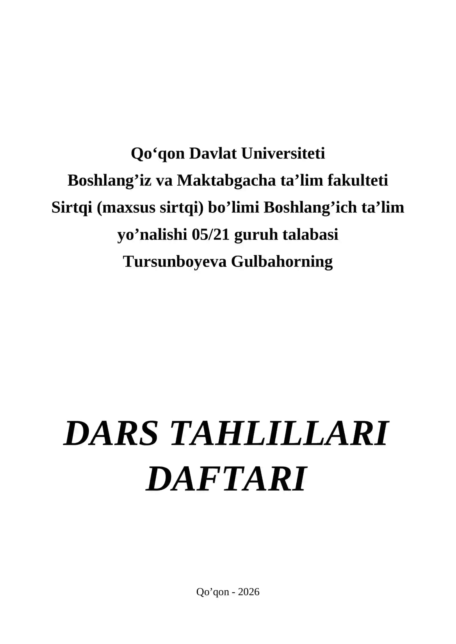 Amaliyot kundaligi 2
