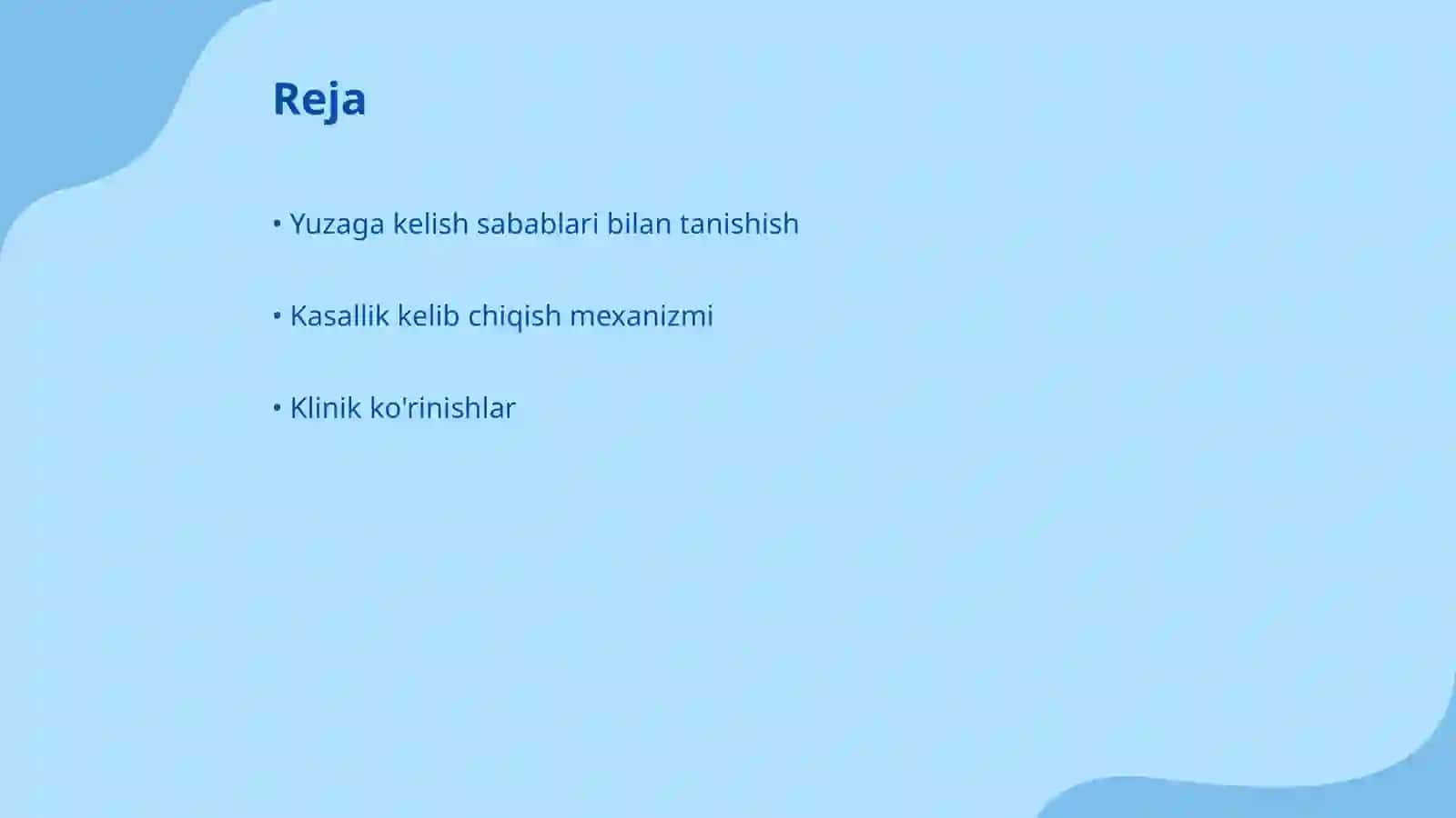 Tish to'qimalarining follikulyar rivojlanishi 2