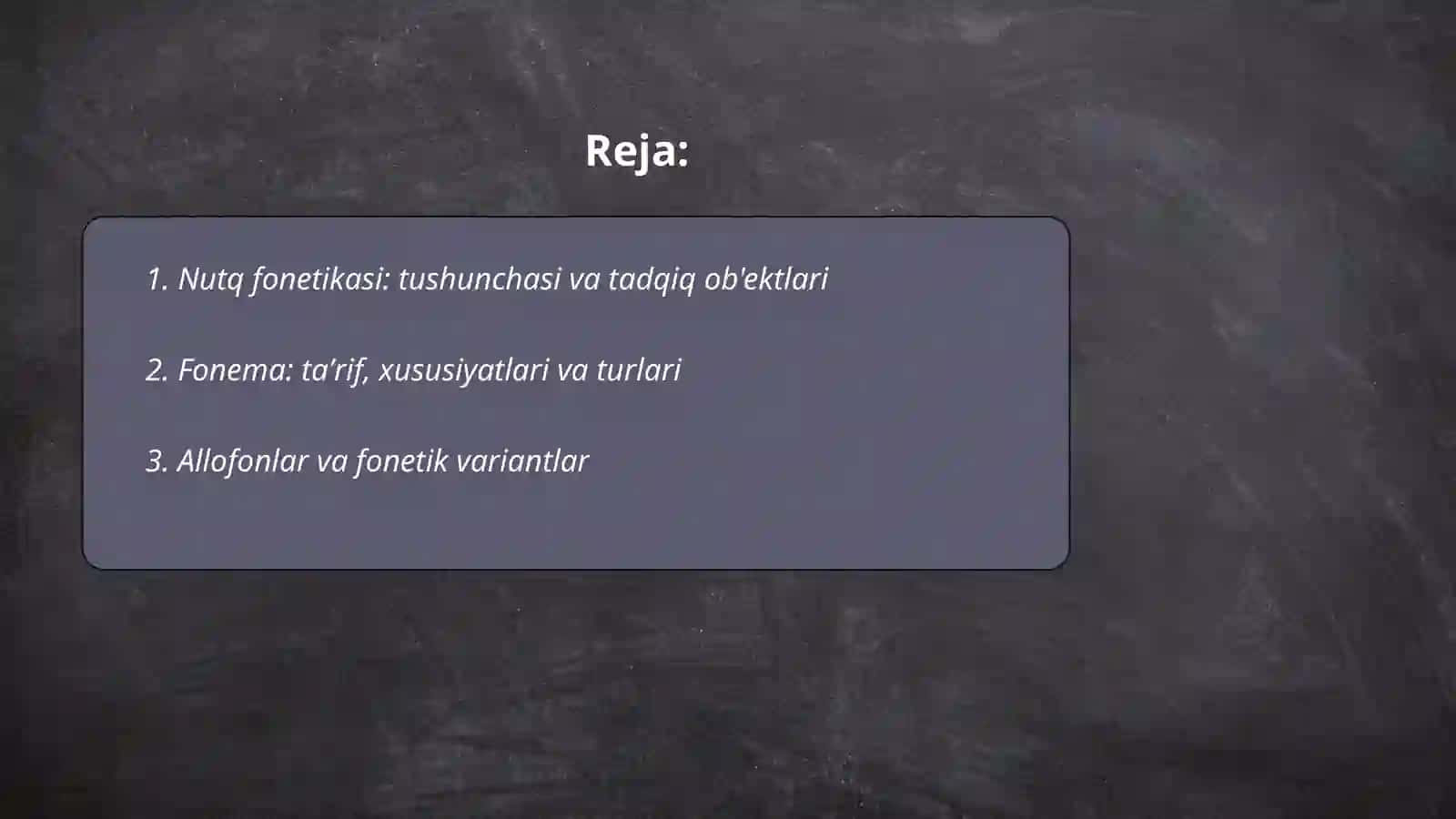 Nutqning asosiy fonetik birliklari 2