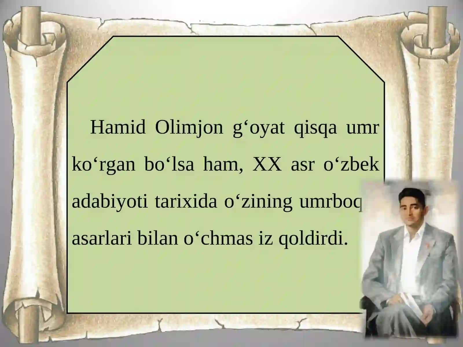 10-sinf Hamid Olimjon hayoti va ijodi 2