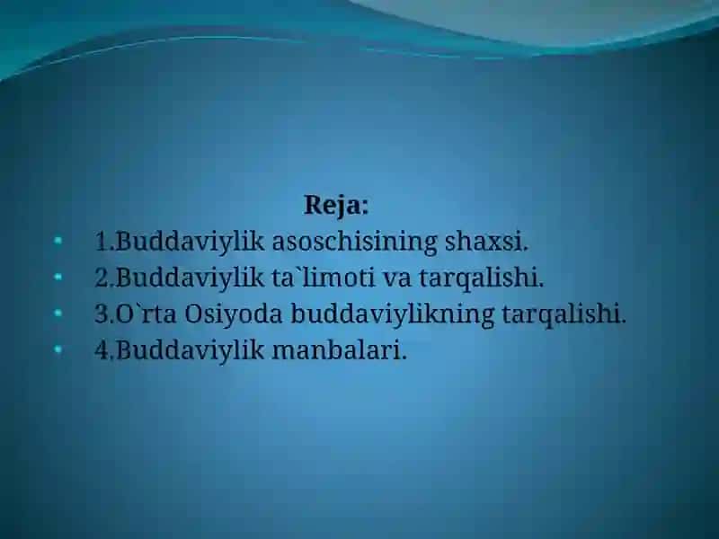 Buddaviylik dini tarixi 2