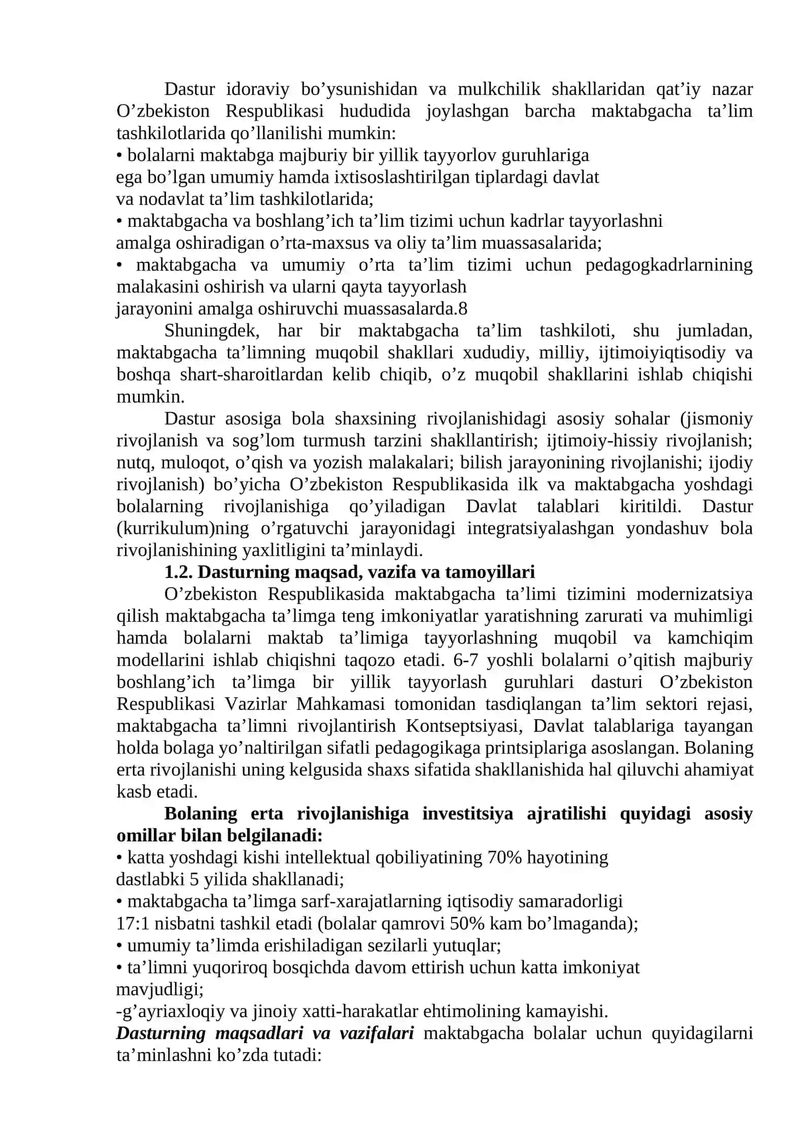 Ilm yo‘li variativ dasturi 2