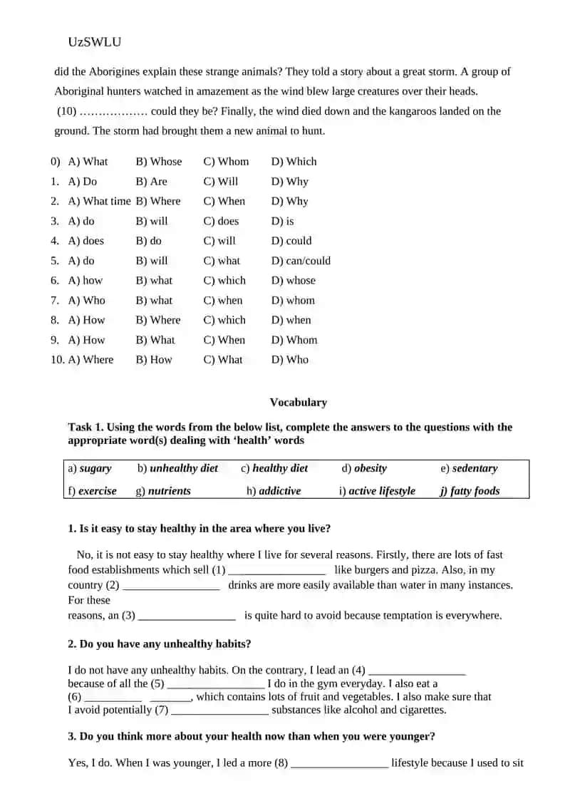 Practice of Language Aspects 2