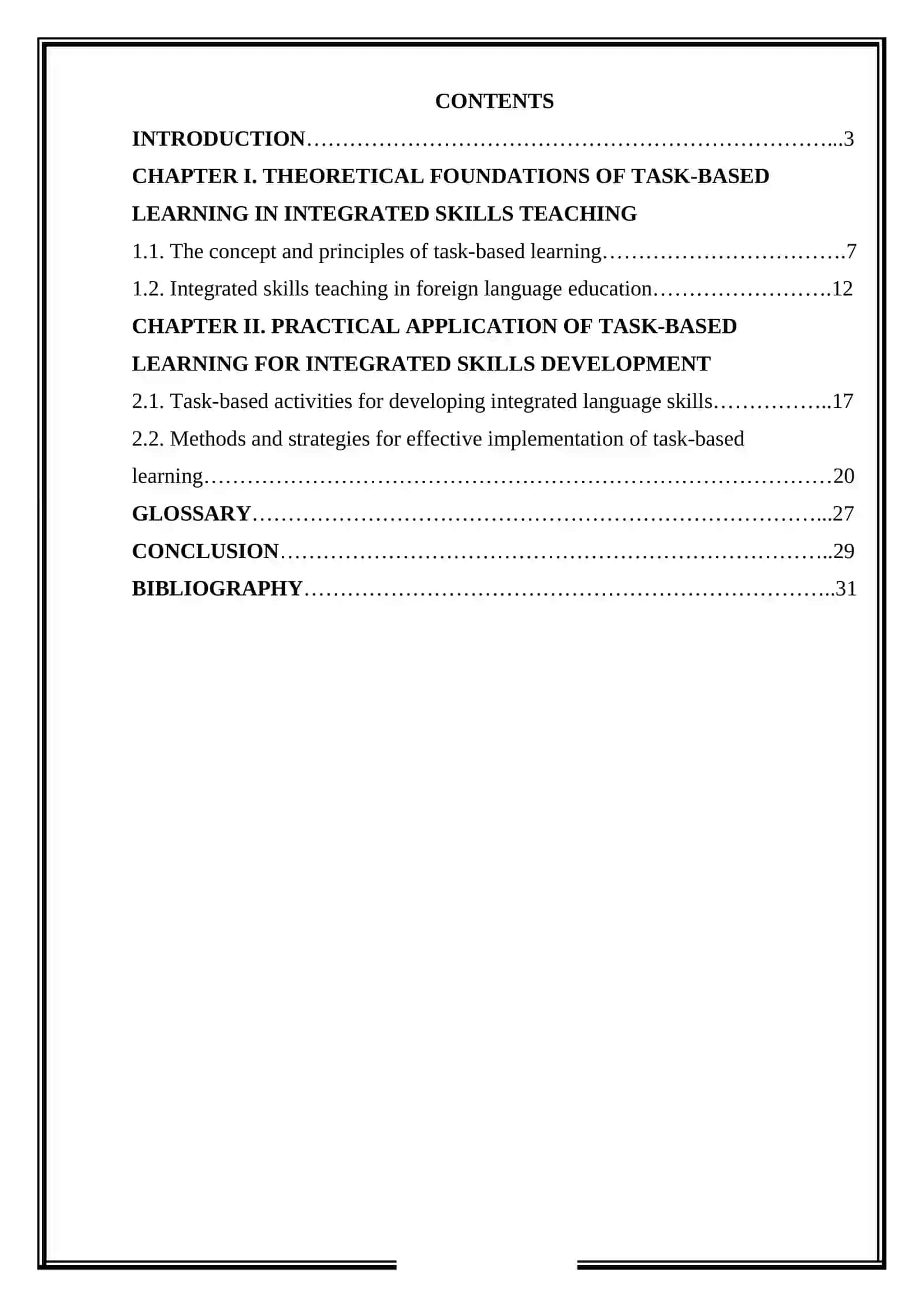 Task-based learning as a foundation for integrated skills teaching 2