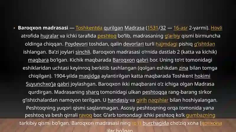 Baroqxon Madrasasi 2