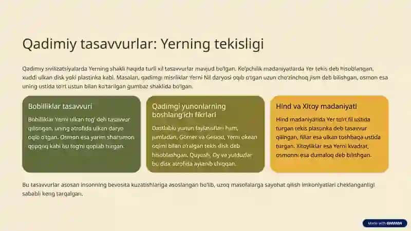 Yerning shakli va o‘lchamlari haqida tushuncha 2