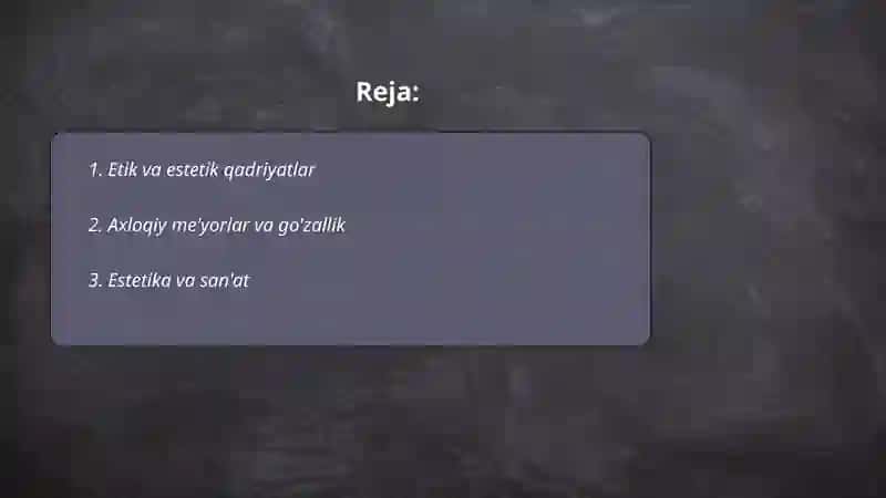 Etika va estetika 2