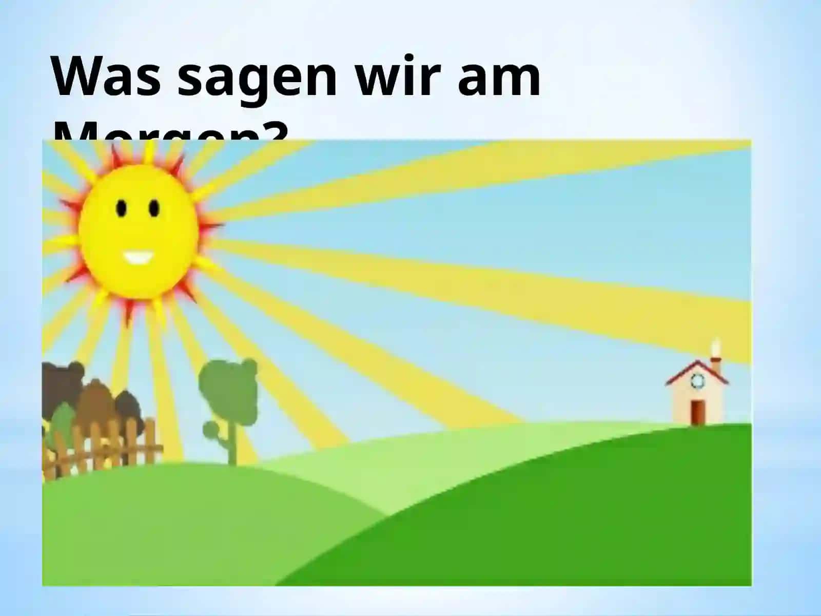 Begrüßungen und Verabschiedungen 2