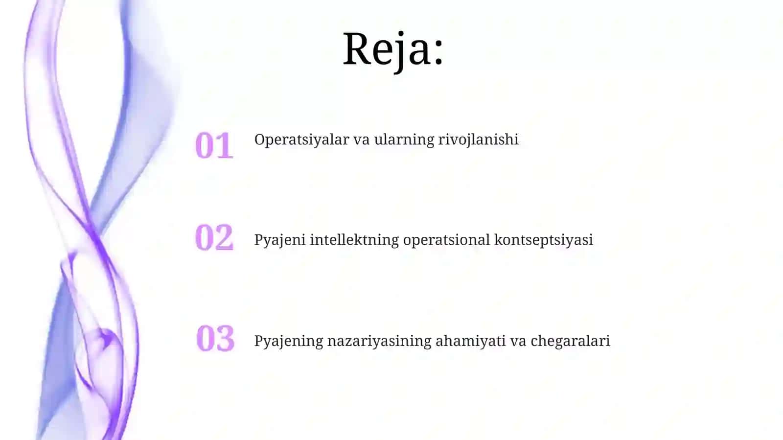 Pyajening intellektni operatsional kontseptsiyasi 2