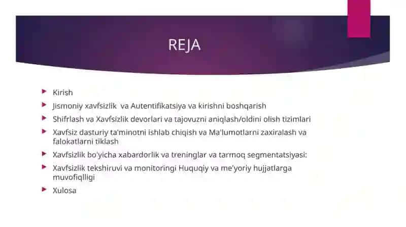 Elektronmulkni tadqiqotdan himoya qilish usullari 2