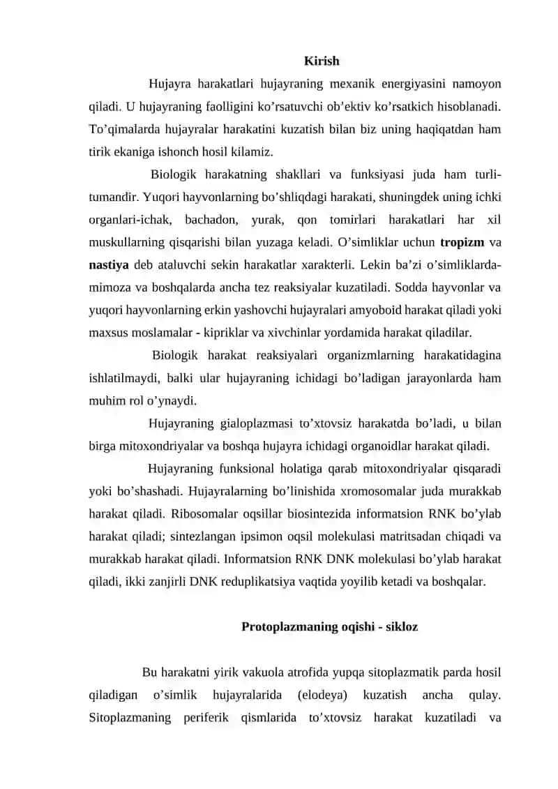 HUJAYRANING TAYANCH-HARAKAT SISTEMASI 2
