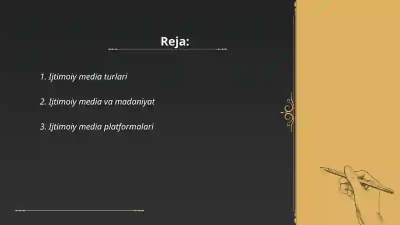 Ijtimoiy media shakllari 2