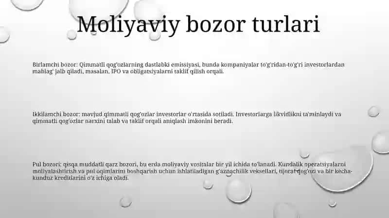 Moliya Bozorida Amalga Oshiriladigan Bitim Va Operatsiyalar 2