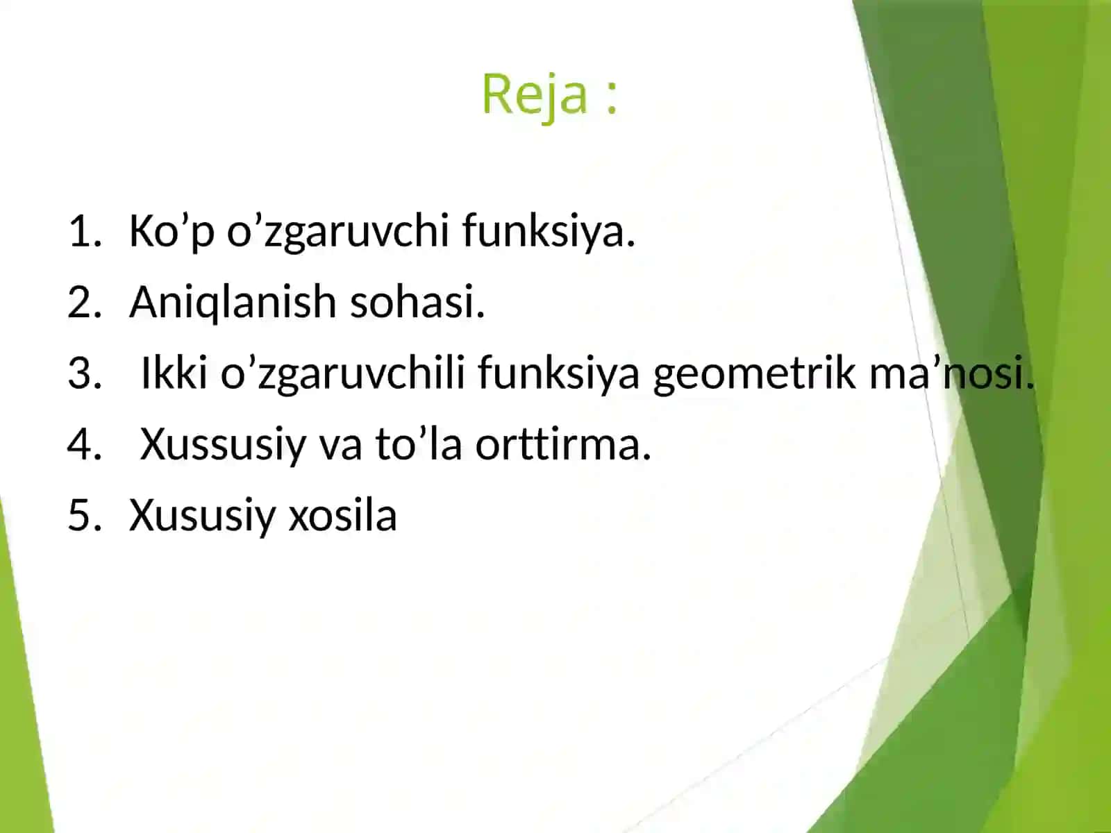 Biro'zgaruvchilifunksiyanito'latekshirish 2